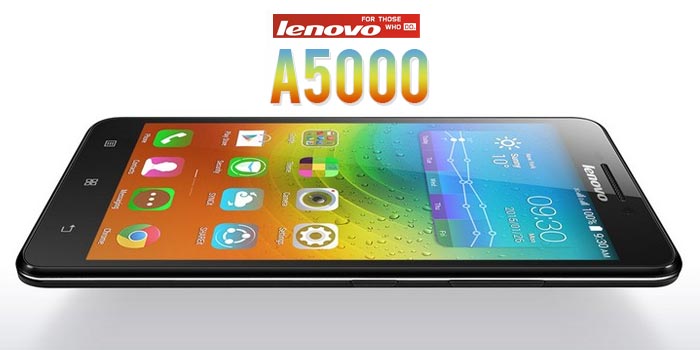 Lenovo A5000, a 5-Inch Phone is available with Massive Battery
