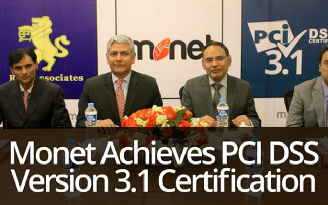 Monet Achieves PCI DSS Version 3.1 Certification
