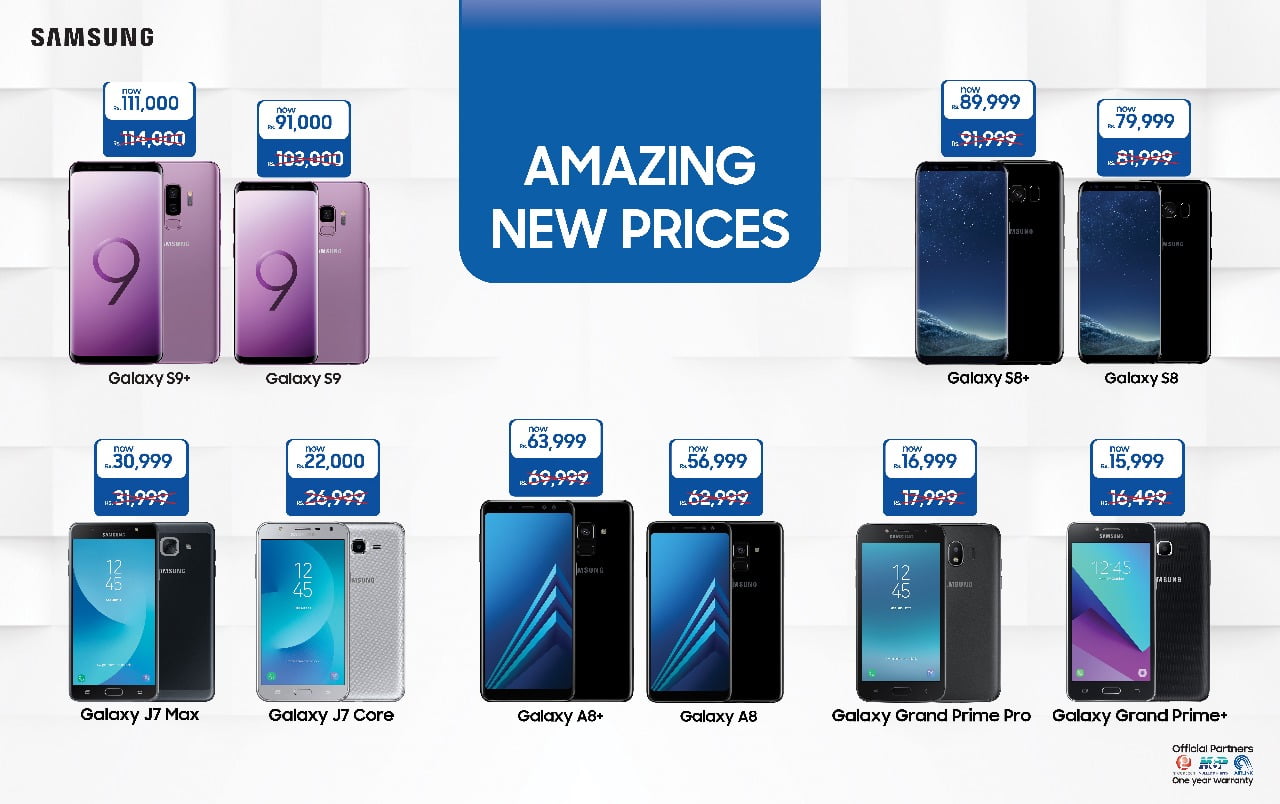 Samsung reduced the prices of all its smartphones