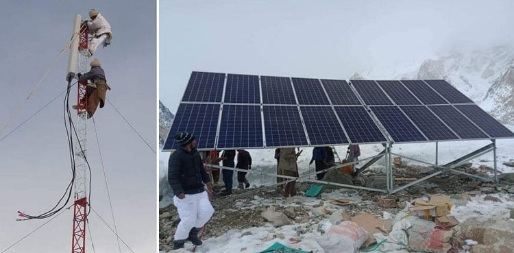 Pakistan has installed At K2 base camp, 1st-ever mobile phone tower