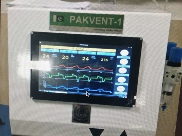 DRAP has registered a Pakistani-made ICU Ventilator ‘Pakvent’