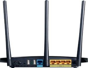 Ports view of TP-Link AC1750