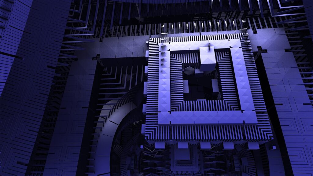 A chip of quantum computer