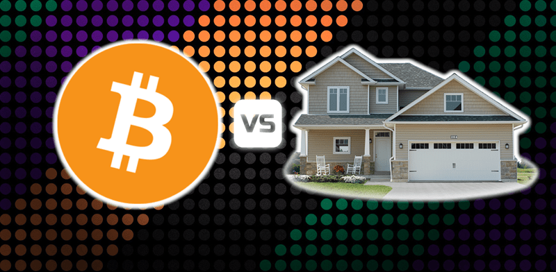 why investing in real estate is a more profitable than bitcoin?