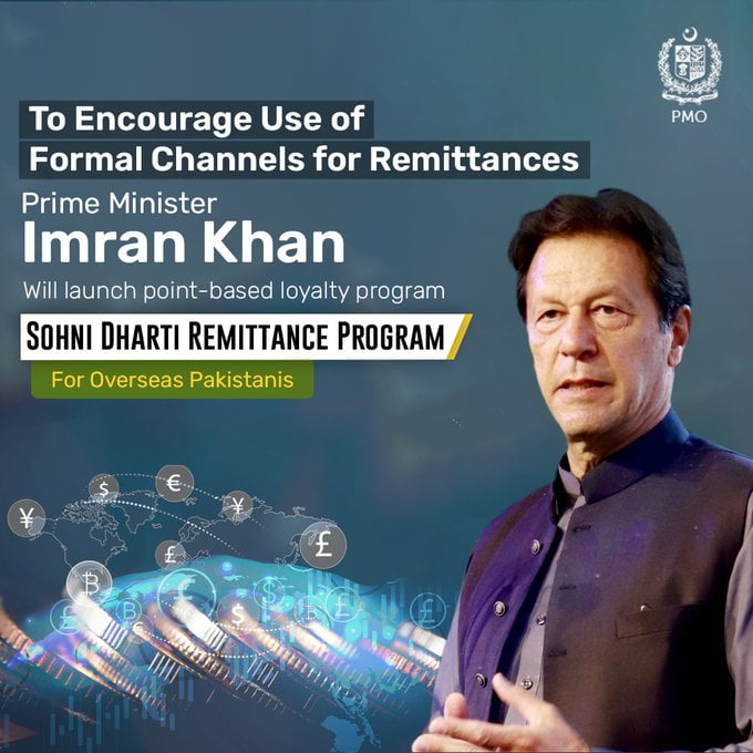 PM inaugurates Sohni Dharti Remittance Program – an initiative to promote remittances
