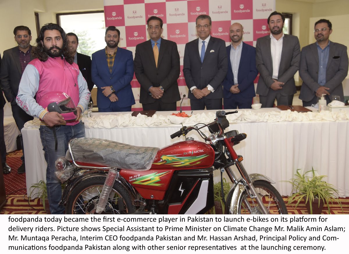 foodpanda collaborates with Climate Change Ministry to launch first e-bikes for e-commerce
