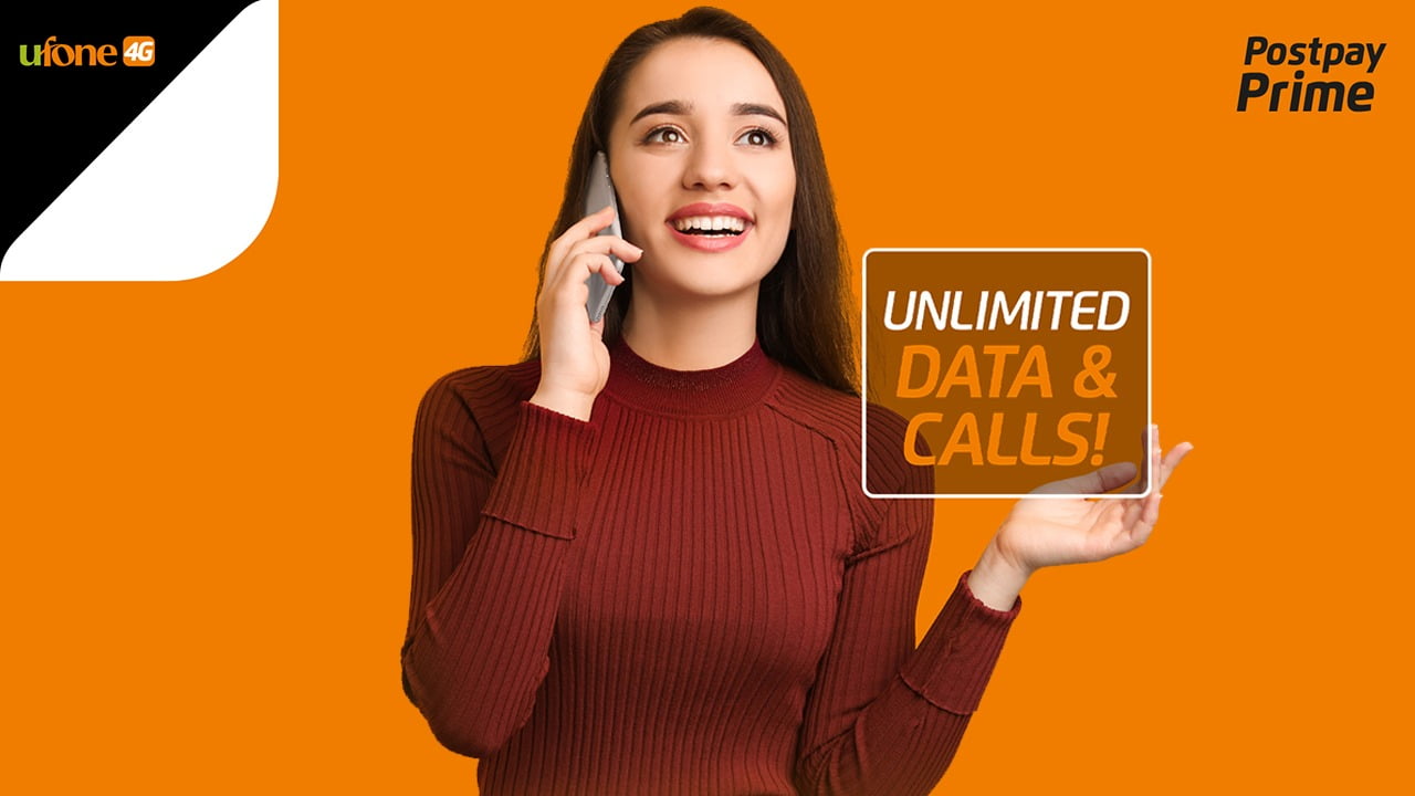 Get Unlimited Data & Calls with new Ufone Post Pay Prime