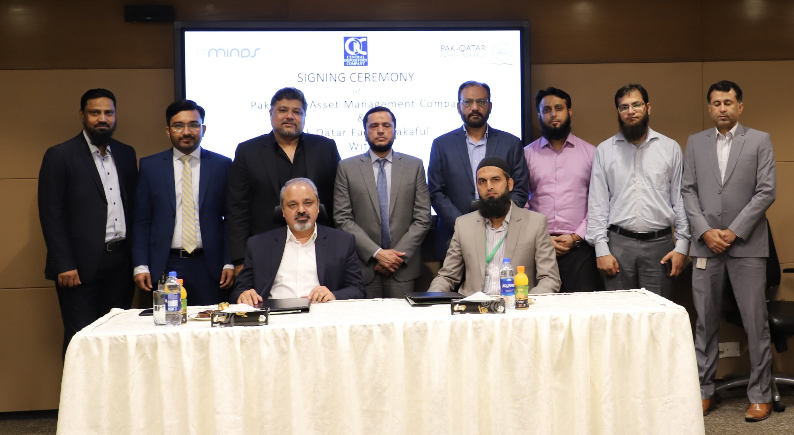 CDC ITMinds Limited signs an agreement with Pak Qatar Asset Management Company Limited and Pak Qatar Family Takaful Limited for Back Office service provisioning