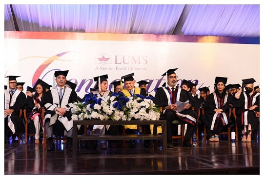 LUMS celebrates the commencement of the Class of 2022