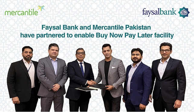Faysal Bank Partners With Mercantile Pakistan to Provide BNPL Facility
